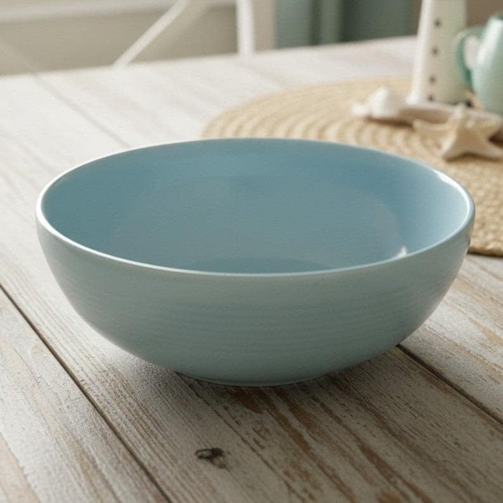 Gibson Stoneware Ribbed Mixing Bowl, Durable Kitchen Prep, Replacement Bakeware